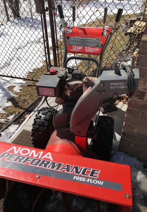 883971 247. . Noma performance snowblower 12 hp 33